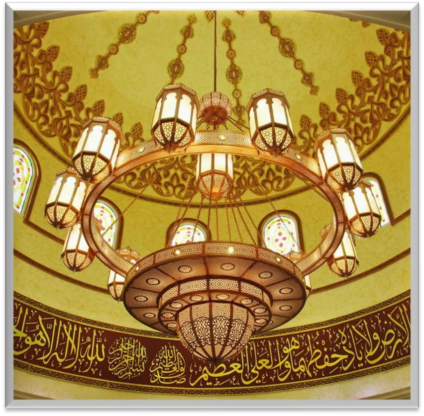 Antique Brass Chandelier — ZLCL-102