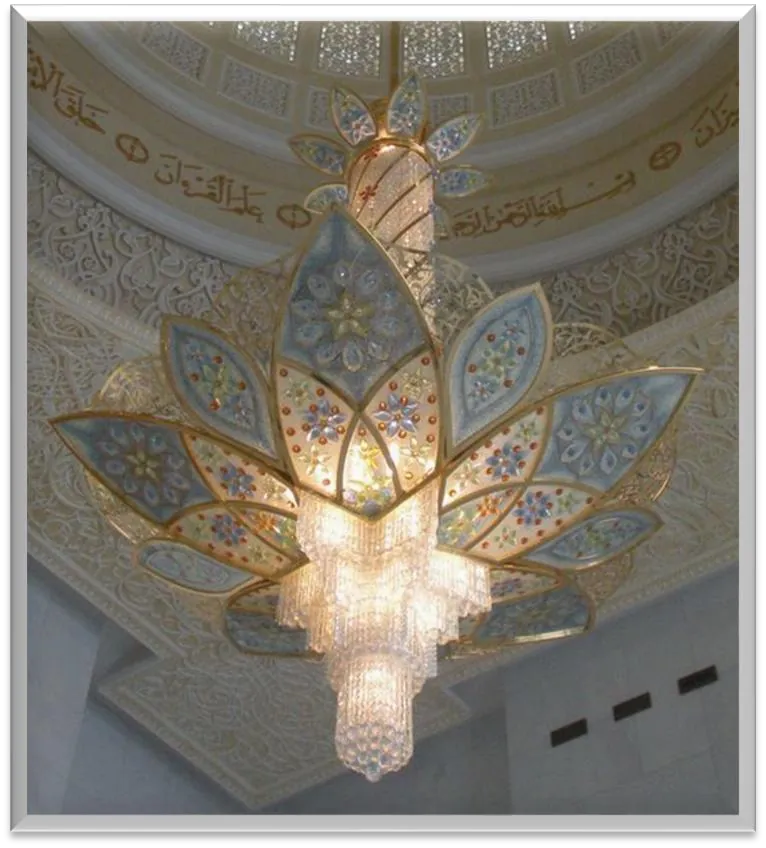 Antique Brass Chandelier — ZLCL-108