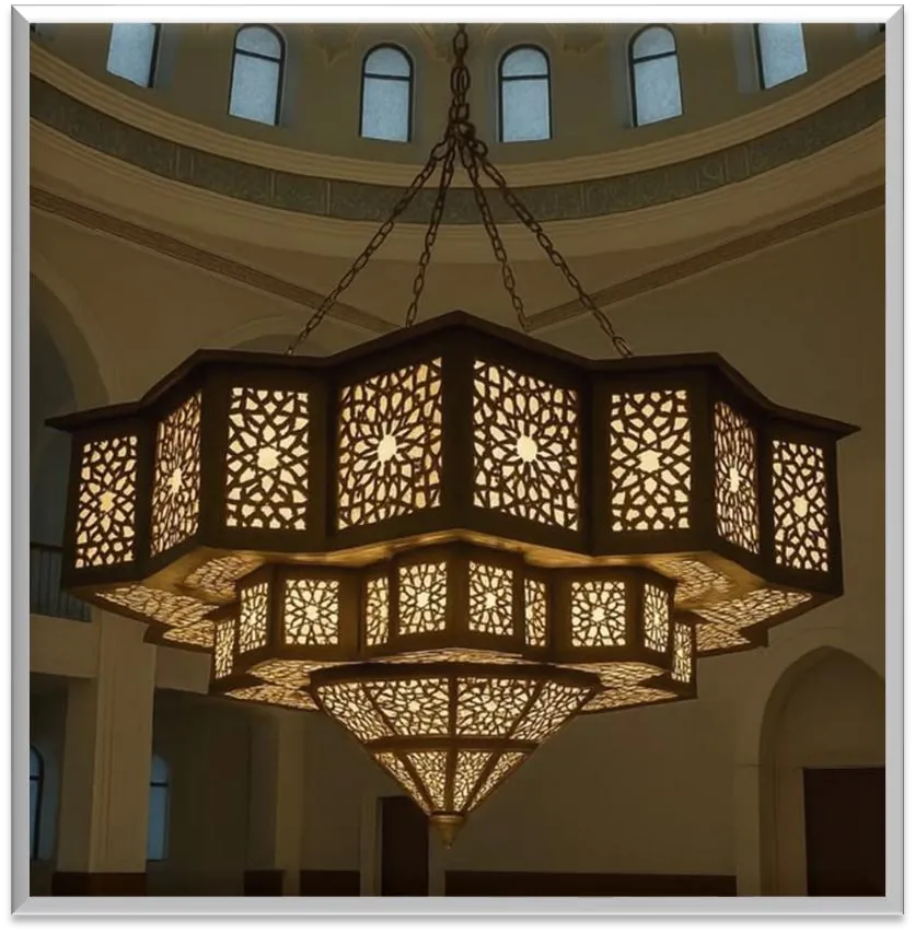 Antique Brass Chandelier — ZLCL-113