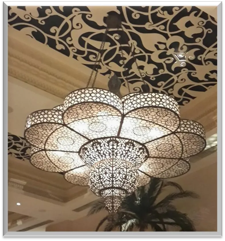Antique Brass Chandelier — ZLCL-118
