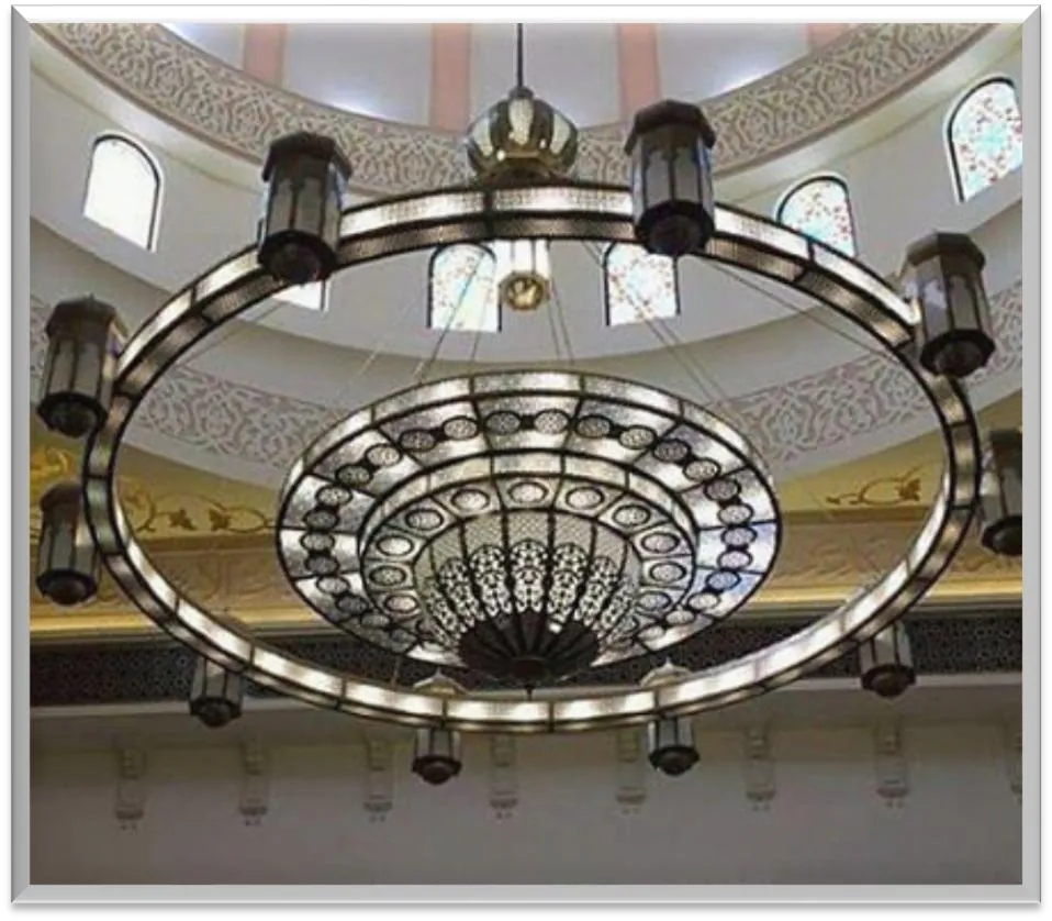 Antique Brass Chandelier — ZLCL-127
