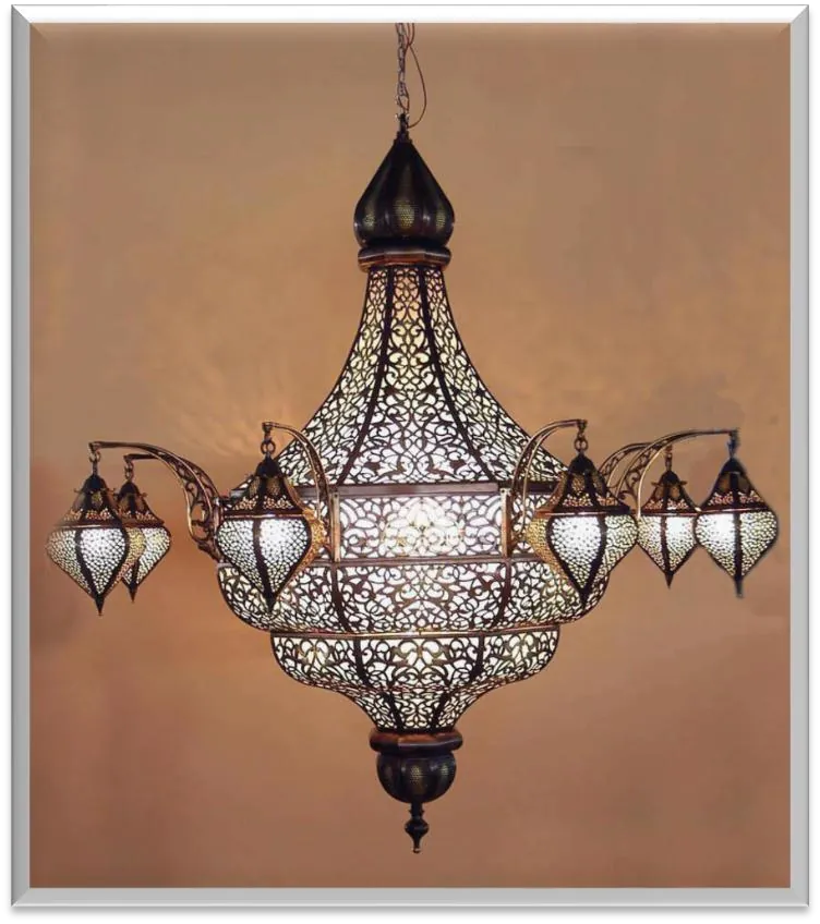 Antique Brass Chandelier — ZLCL-141