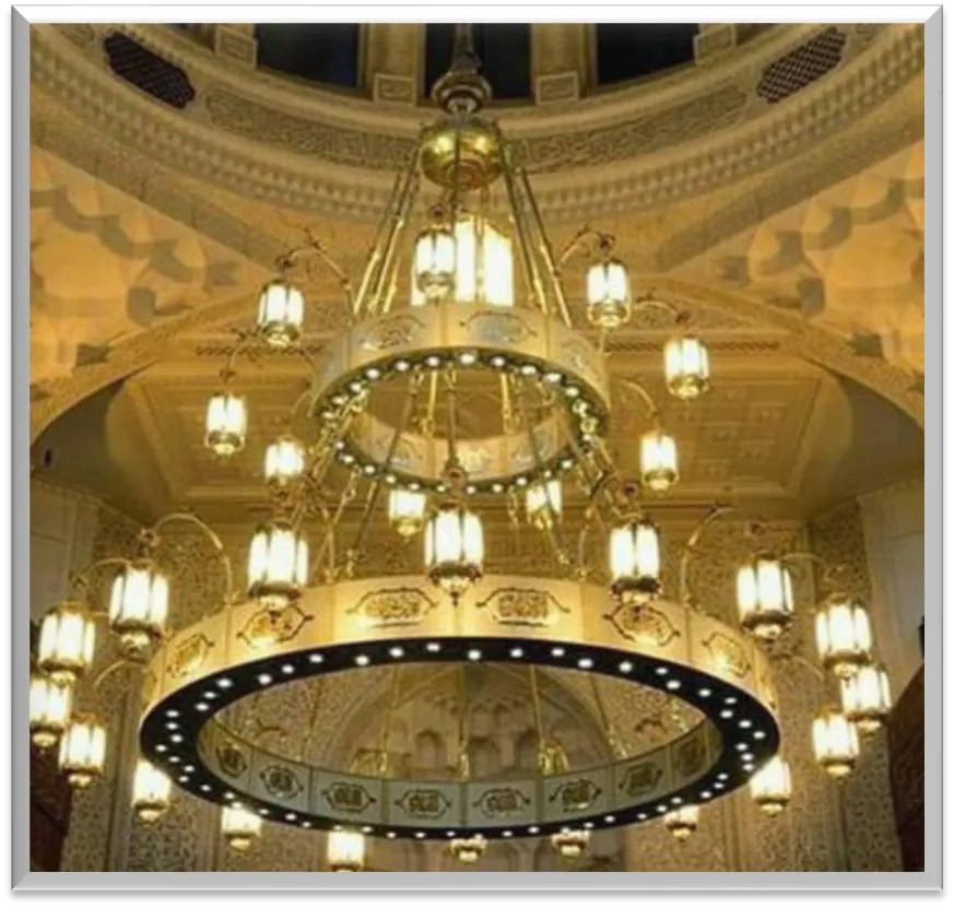 Antique Brass Chandelier — ZLCL-143