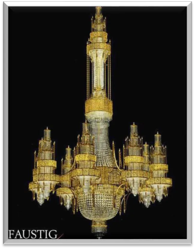Antique Brass Chandelier — ZLCL-144