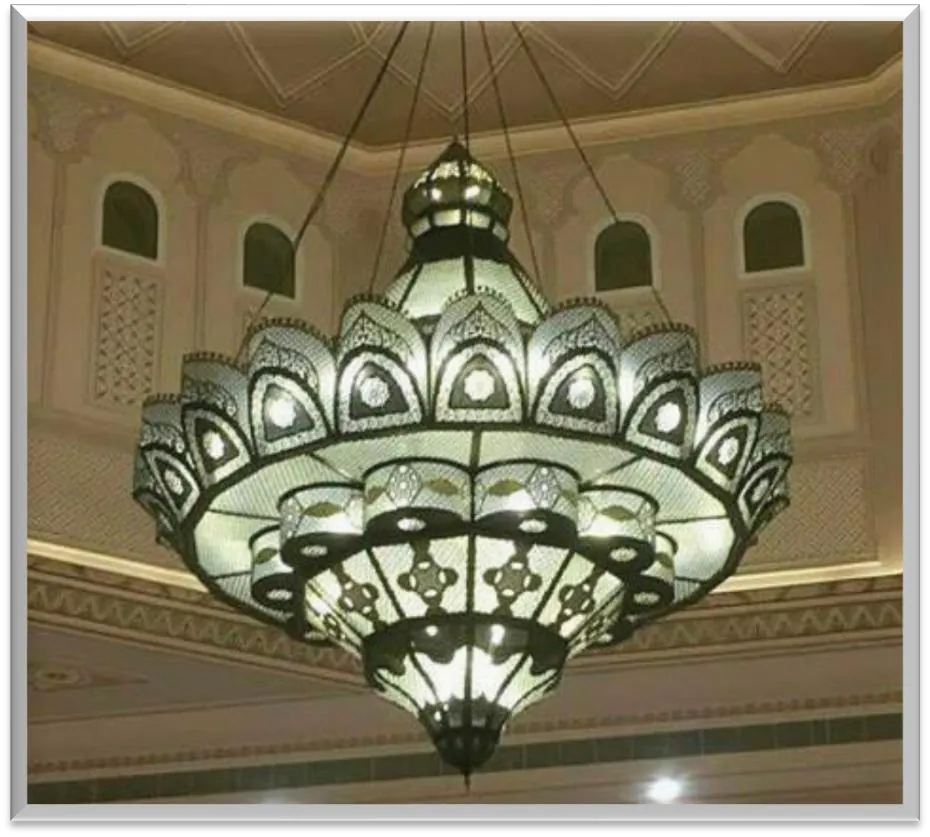 Antique Brass Chandelier — ZLCL-147