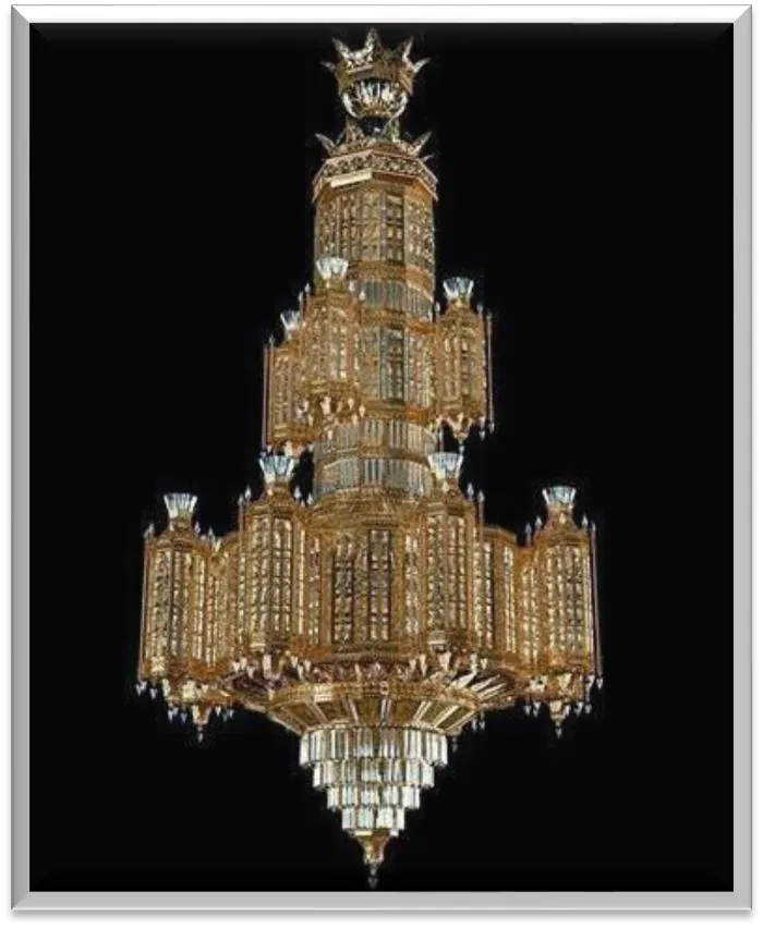 Antique Brass Chandelier — ZLCL-159