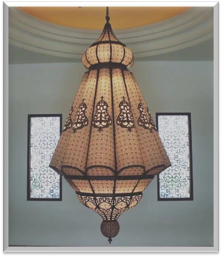 Antique Brass Chandelier — ZLCL-171