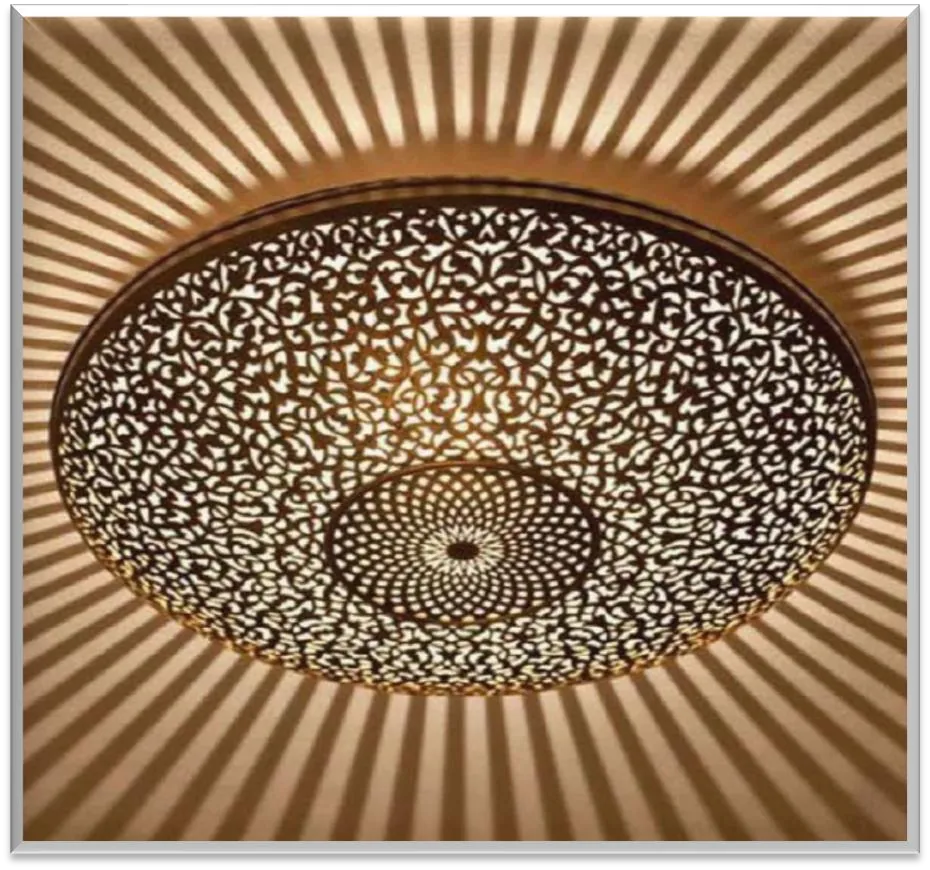 Antique Brass Ceiling Light — ZLCL-810