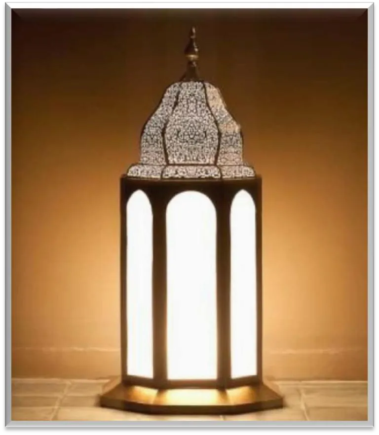Antique Brass Floor Lamp — ZLFL-202