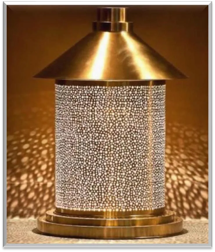 Antique Brass Floor Lamp — ZLFL-208