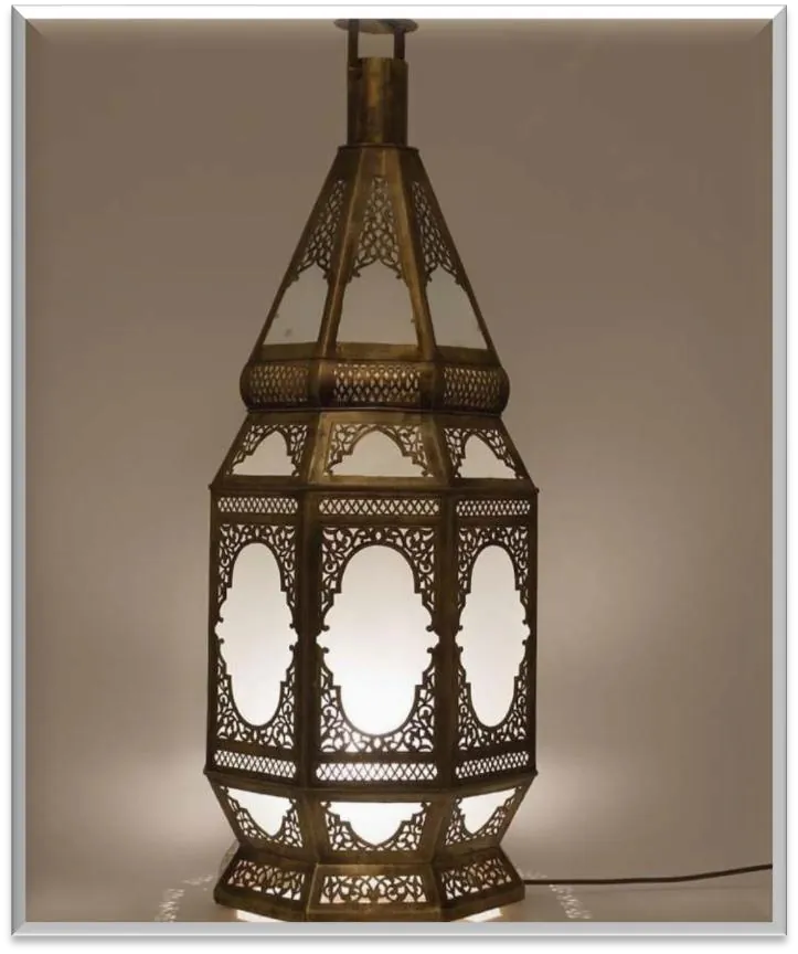 Antique Brass Floor Lamp — ZLFL-221