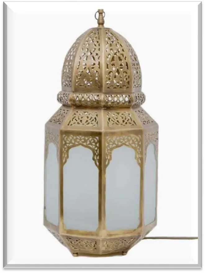 Antique Brass Floor Lamp — ZLFL-224