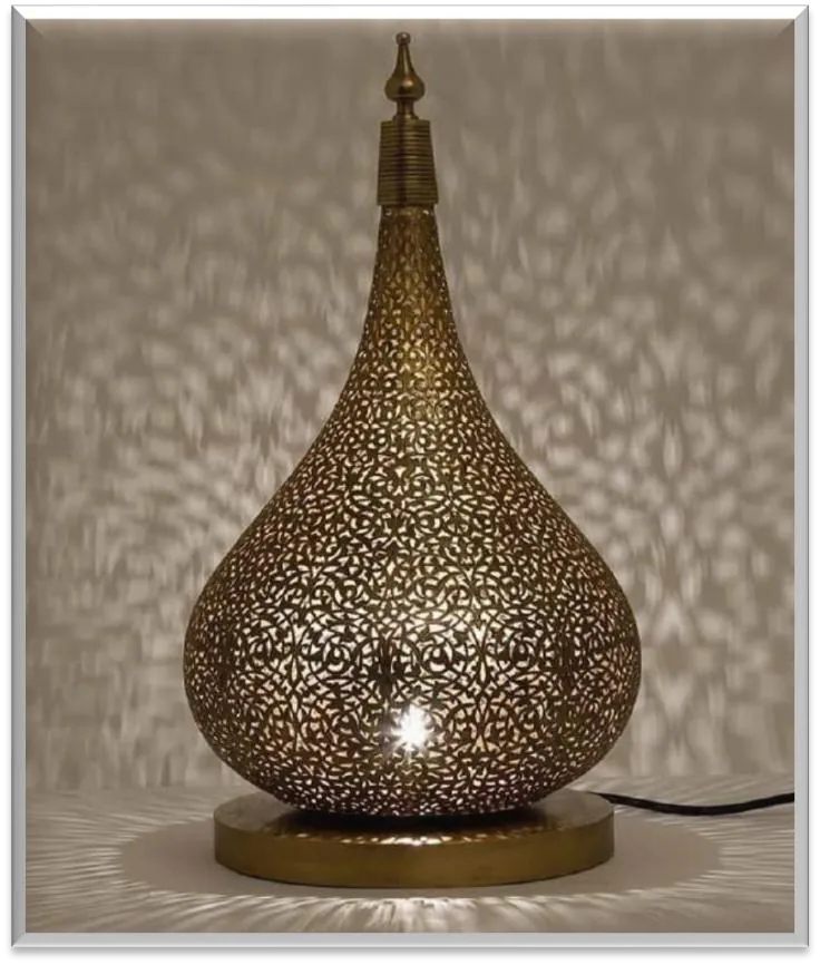 Antique Brass Floor Lamp — ZLFL-225