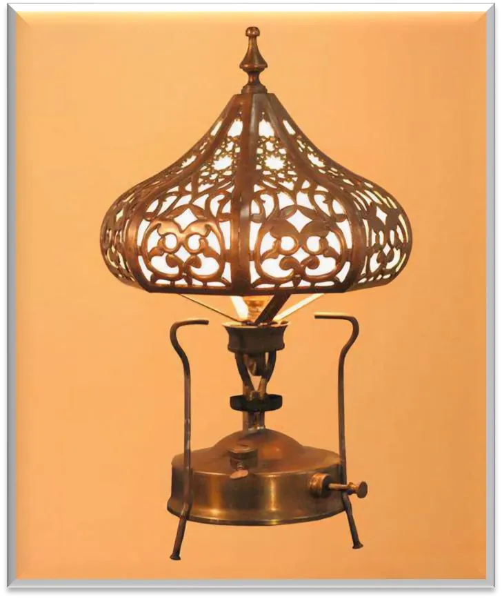 Antique Brass Floor Lamp — ZLFL-233