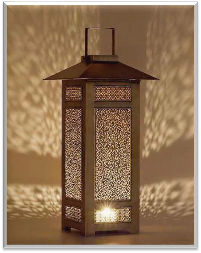 Antique Brass Floor Lamp — ZLFL-238