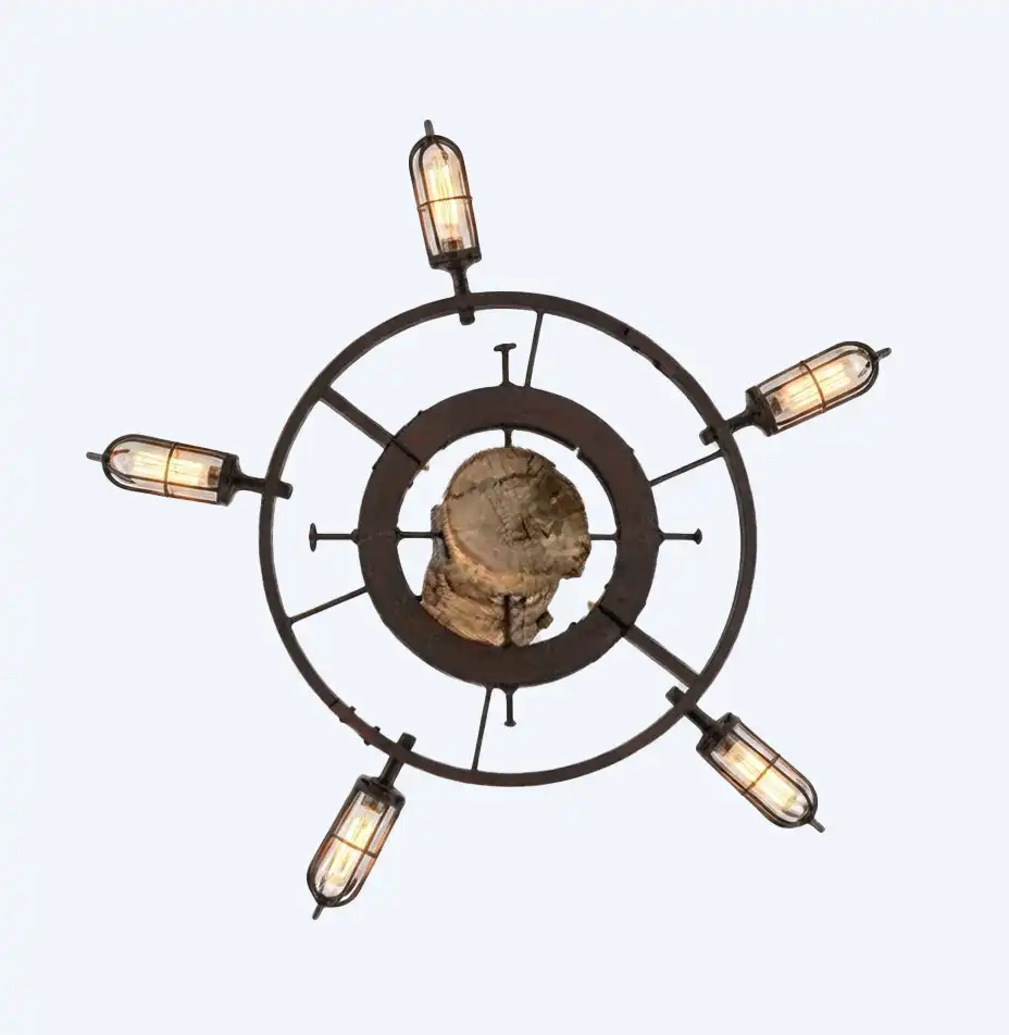 Ship's Wheel Chandelier — ZLLS-311