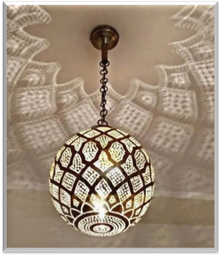 Antique Brass Pendent Light — ZLPL-108