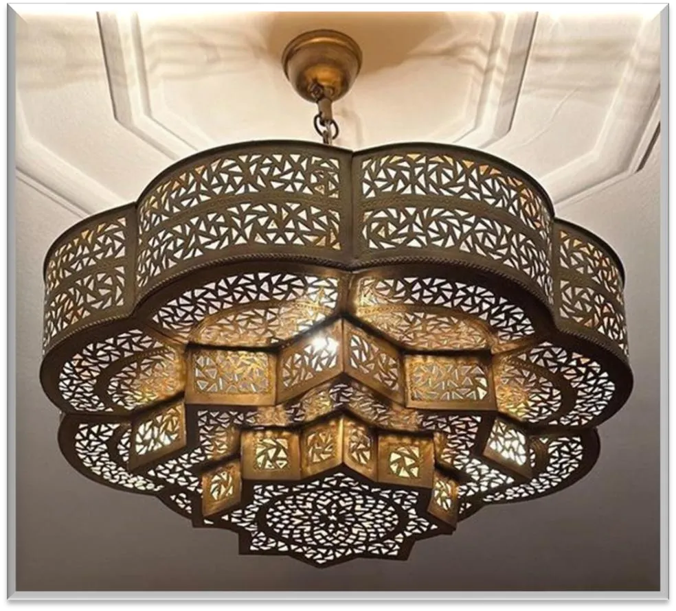 Antique Brass Pendent Light — ZLPL-109