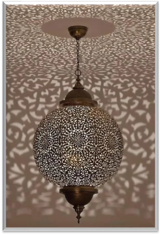 Antique Brass Pendent Light — ZLPL-110