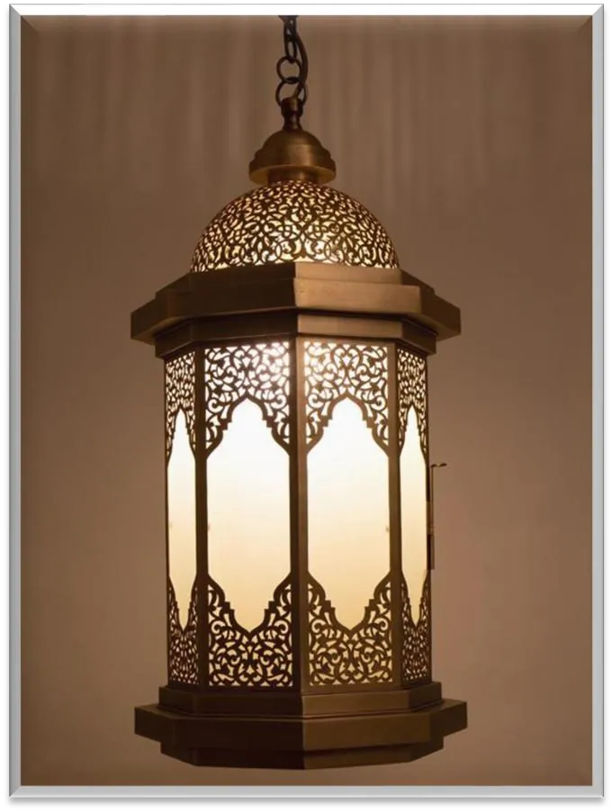 Antique Brass Pendent Light — ZLPL-136