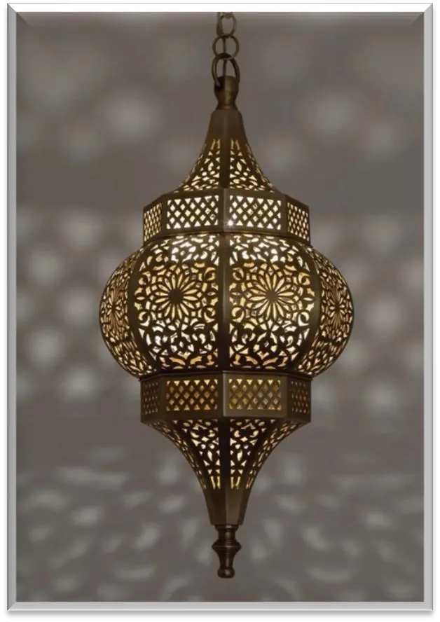 Antique Brass Pendent Light — ZLPL-142