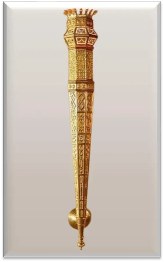 Antique Brass Torch Light — ZLTL-520