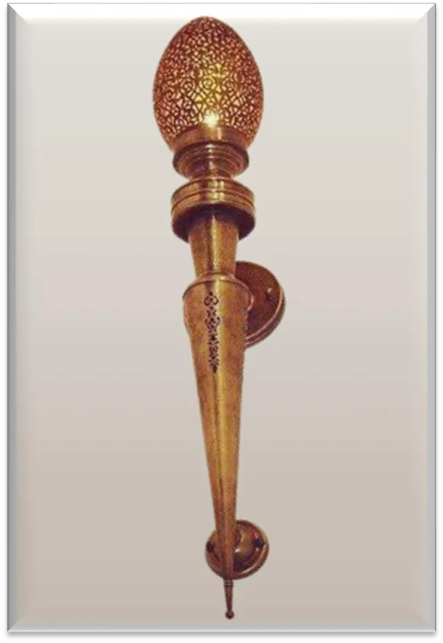 Antique Brass Torch Light — ZLTL-524