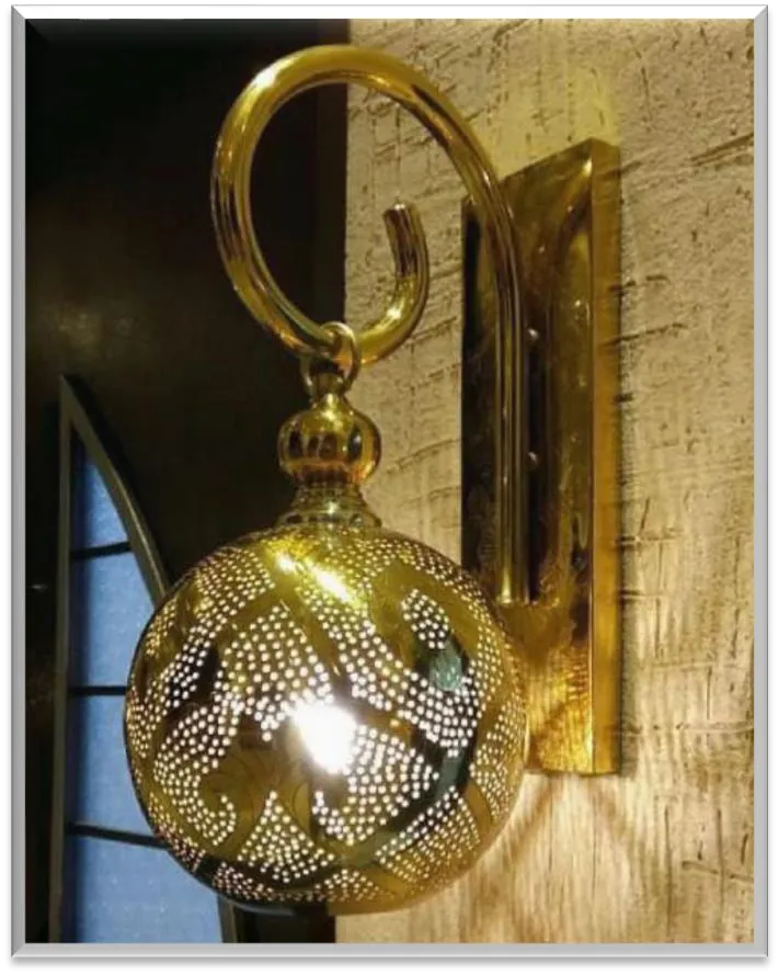 Antique Brass Wall Bracket — ZLWB-720